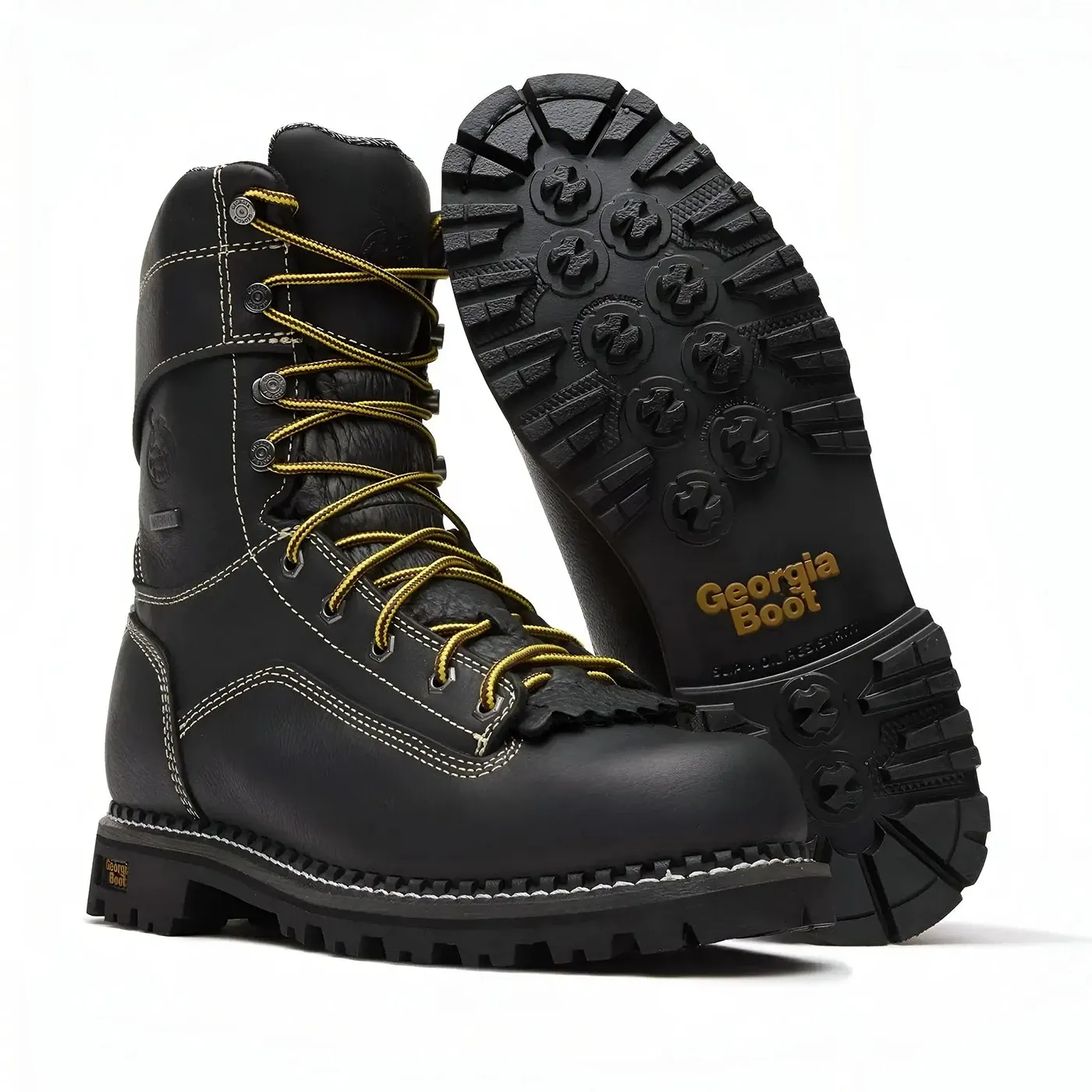 AMP LT Logger Low Heel Waterproof Work Boot Black - Image 5