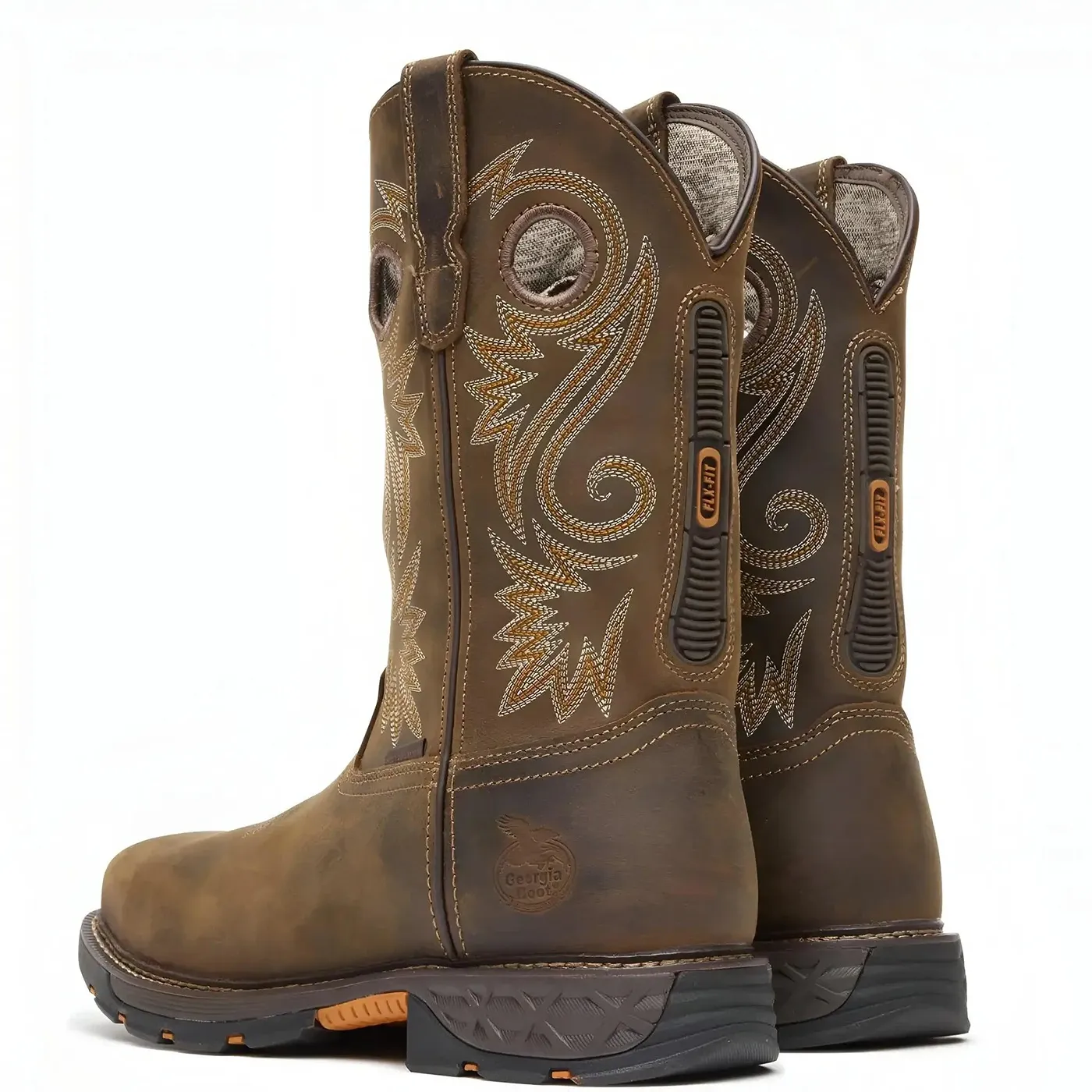 Carbo-Tec FLX Alloy Toe Waterproof Pull-on Boot Crazy Horse - Image 4