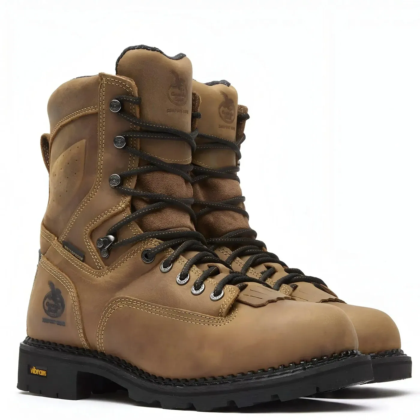 Comfort Core Waterproof Low Heel Logger Work Boot