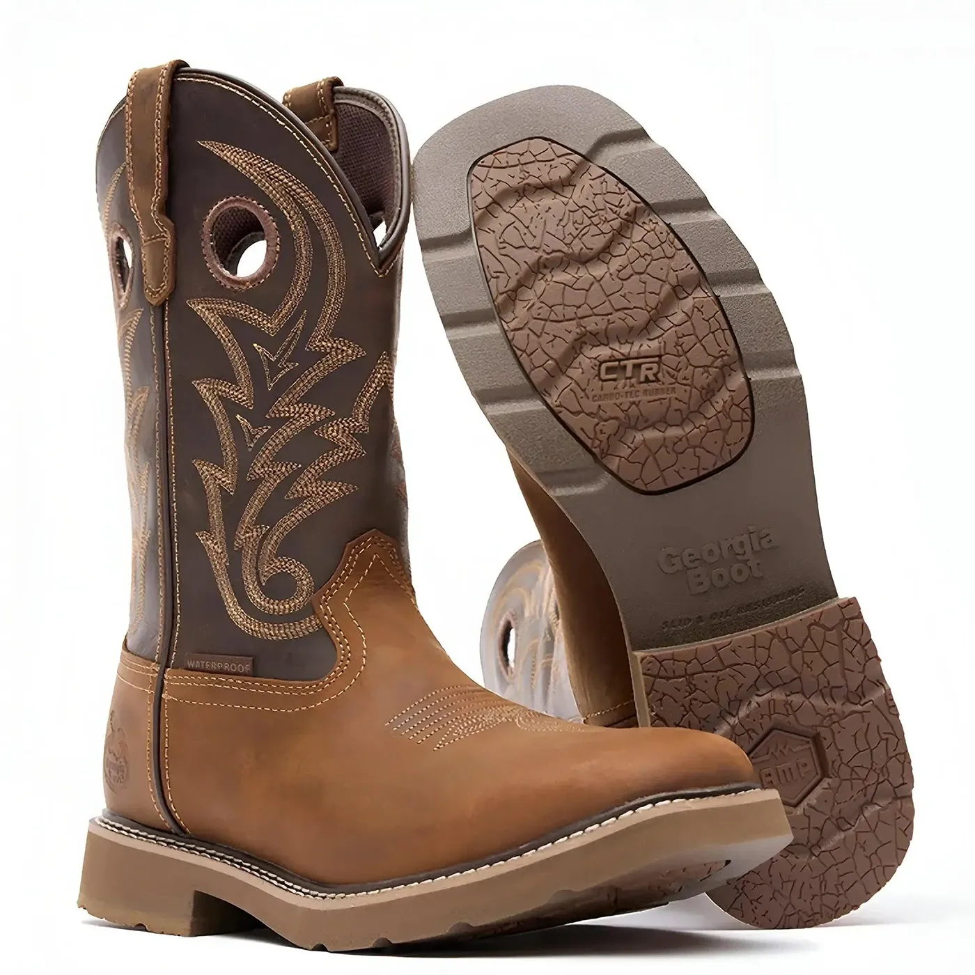 Core 37 Western 11" Waterproof Pull-On Work Boot - Image 5