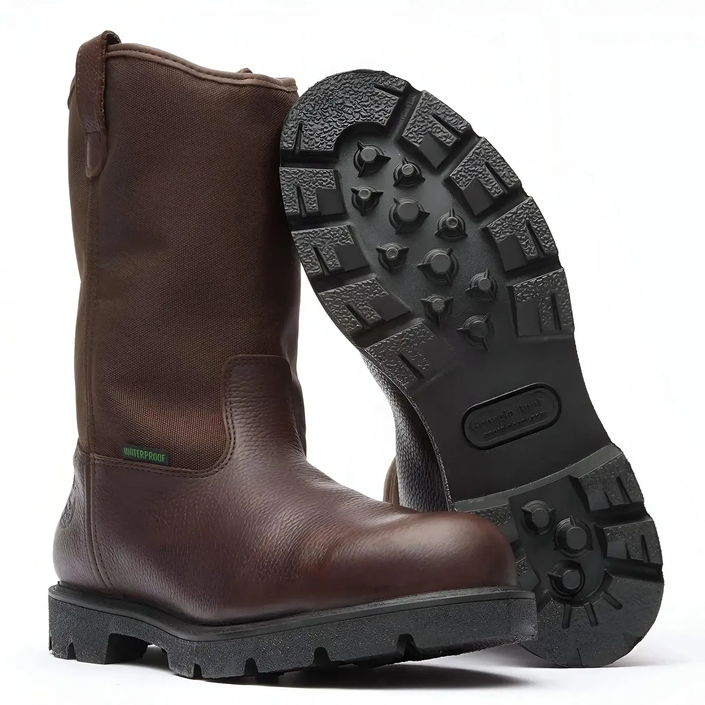 Homeland Steel Toe Waterproof Wellington Pull On Work Boot - Image 5