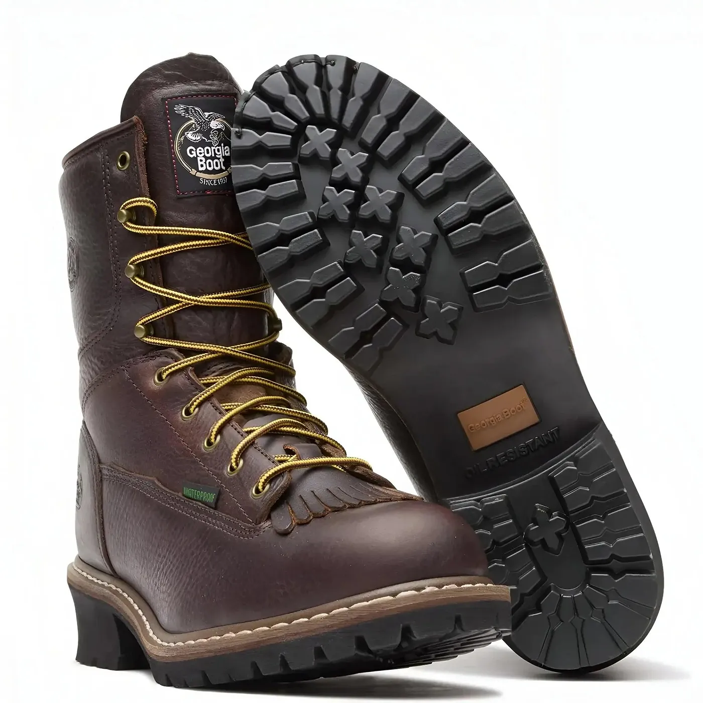 Steel Toe Waterproof Logger Work Boot - Image 5