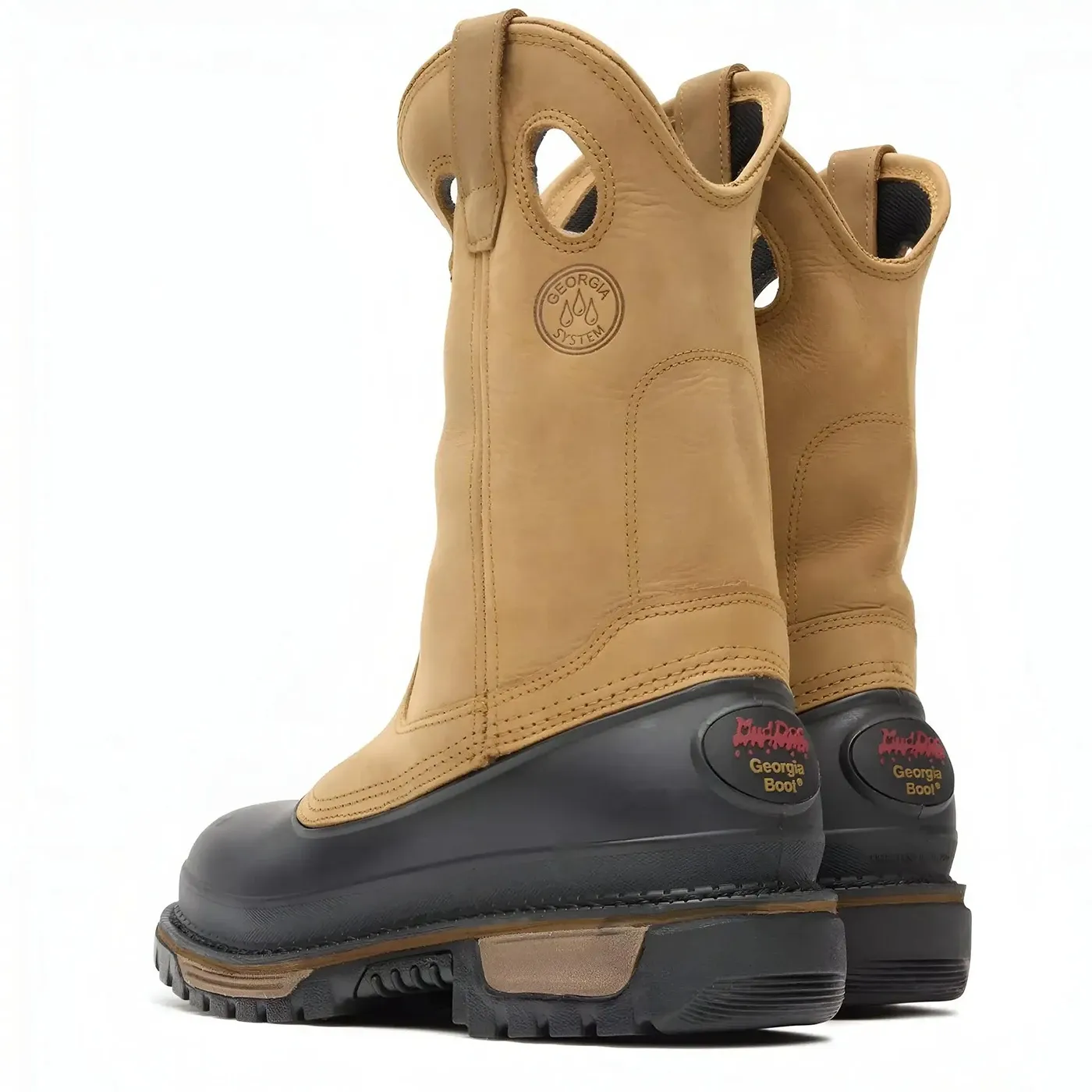 Muddog Steel Toe Waterproof Wellington Pull On Work Boot - Image 4