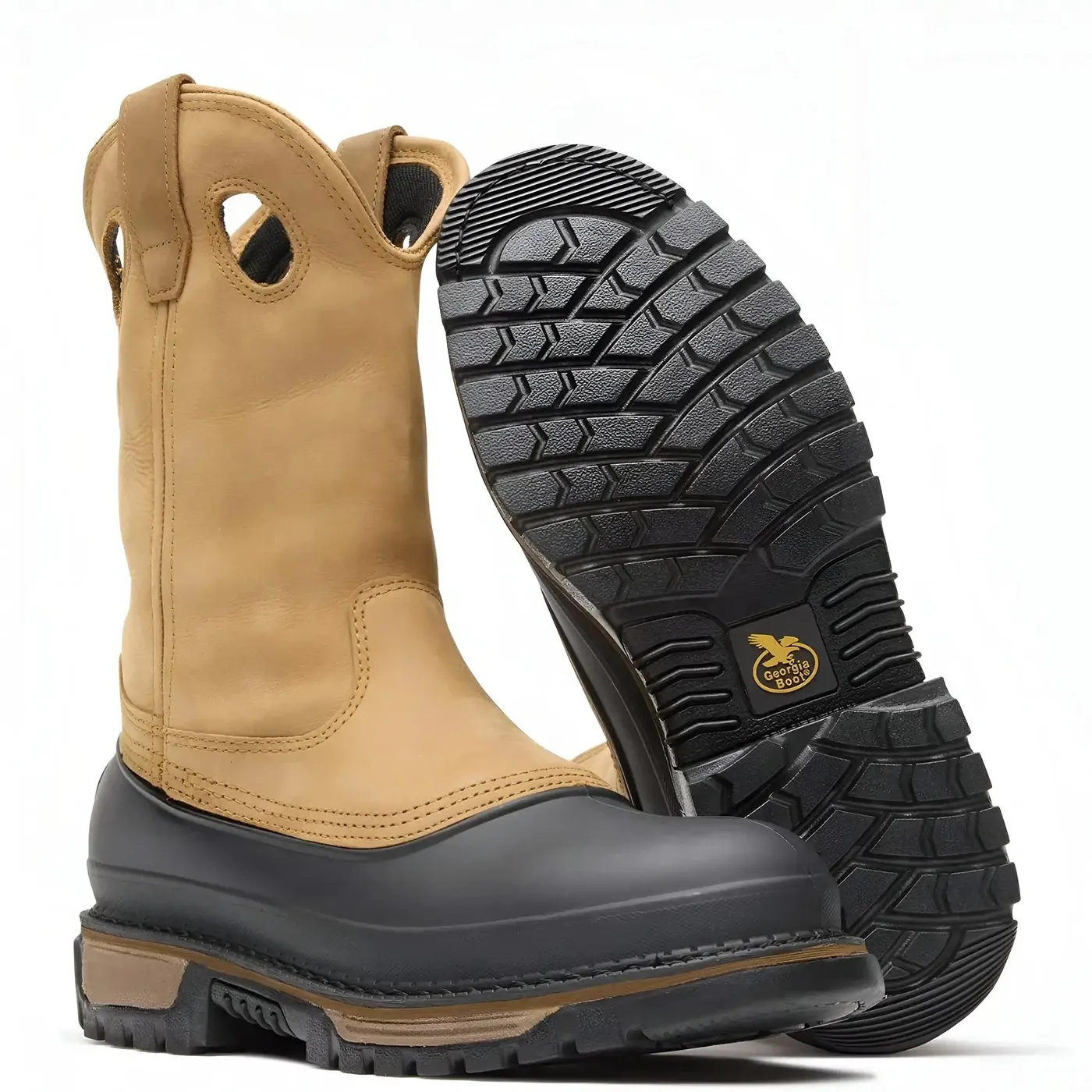 Muddog Steel Toe Waterproof Wellington Pull On Work Boot - Image 5