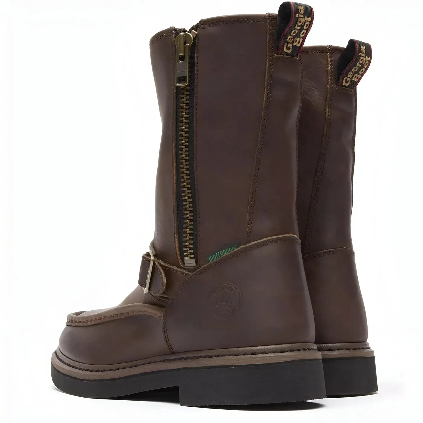 Side Zip Waterproof Work Wellington Work Boot - Image 4