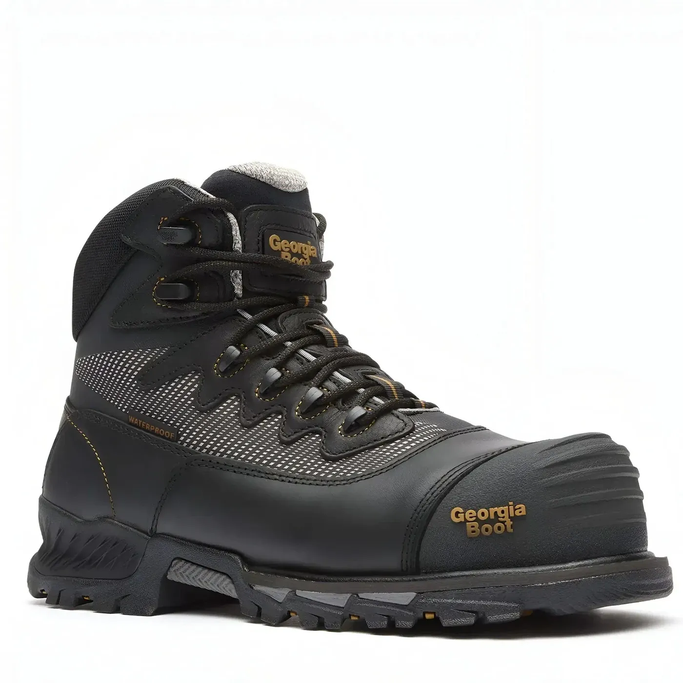 Rumbler Composite Toe Waterproof Hiker Work Boot Black - Image 6