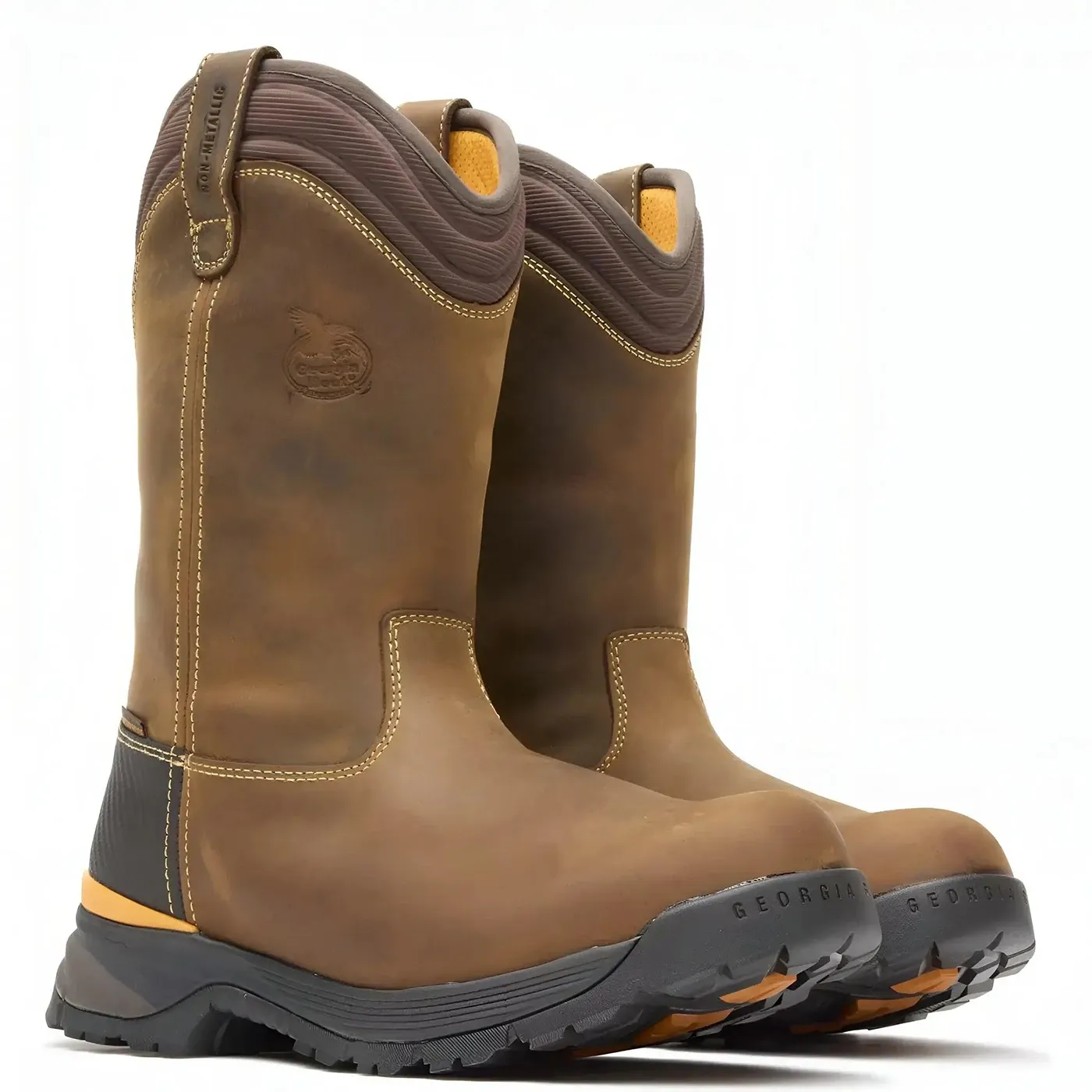 TBD Waterproof Wellington Pull-On Work Boot