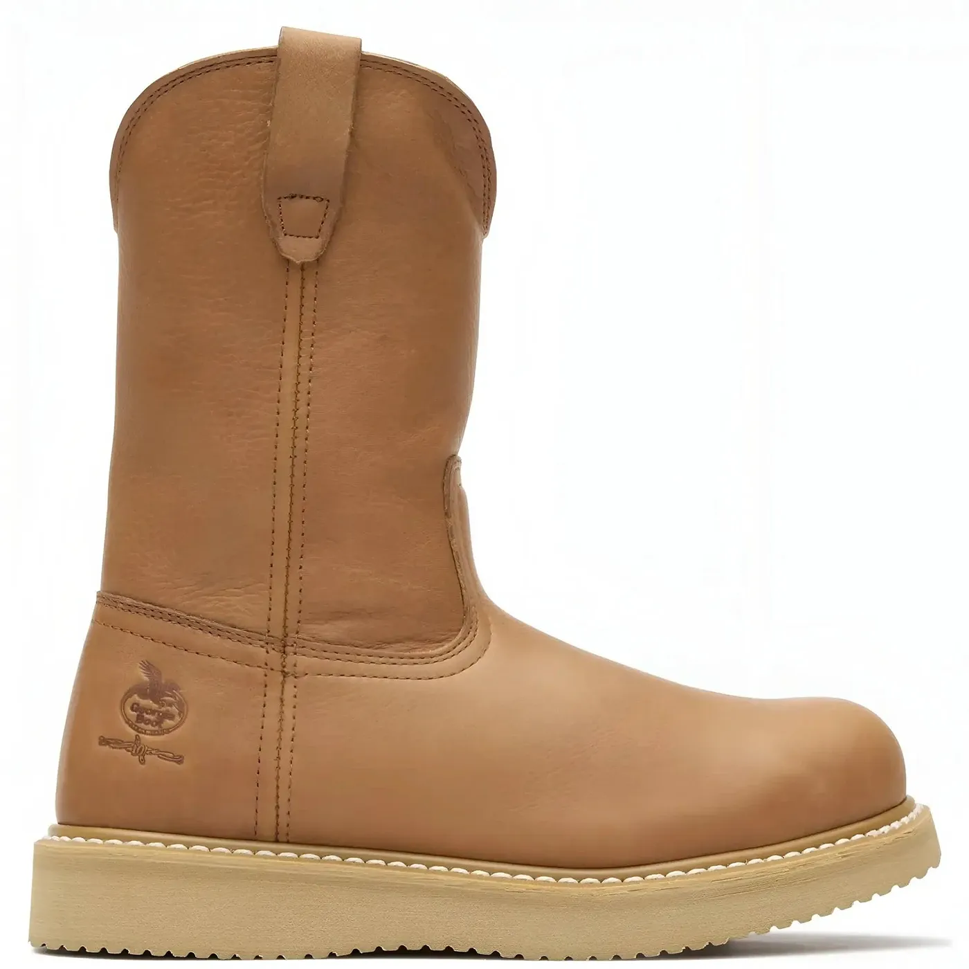 Steel Toe Wedge Work Wellington Pull On Boot - Image 2