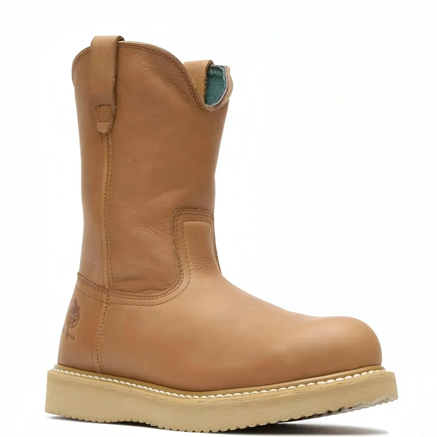 Steel Toe Wedge Work Wellington Pull On Boot - Image 6