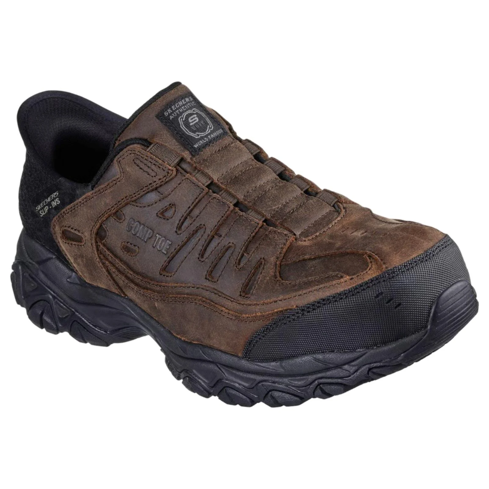 Holdredge Ryker Composite Toe Work Shoe Brown - Image 2