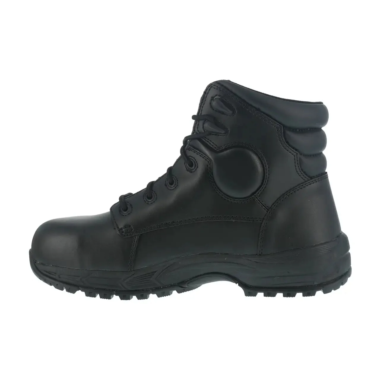 Ground Finish Steel-Toe 6" Work Boot Black - Image 4
