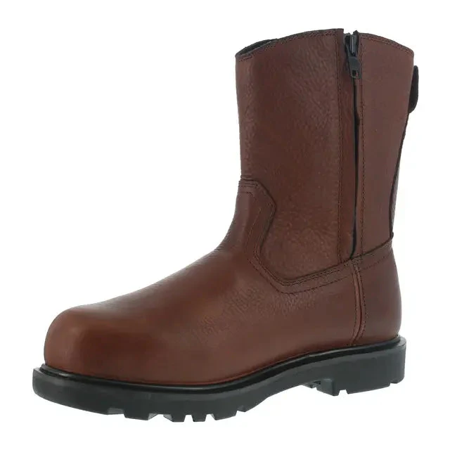 Hauler Composite-Toe Int Met Guard 10 inch Wellington Work Boot Brown - Image 5