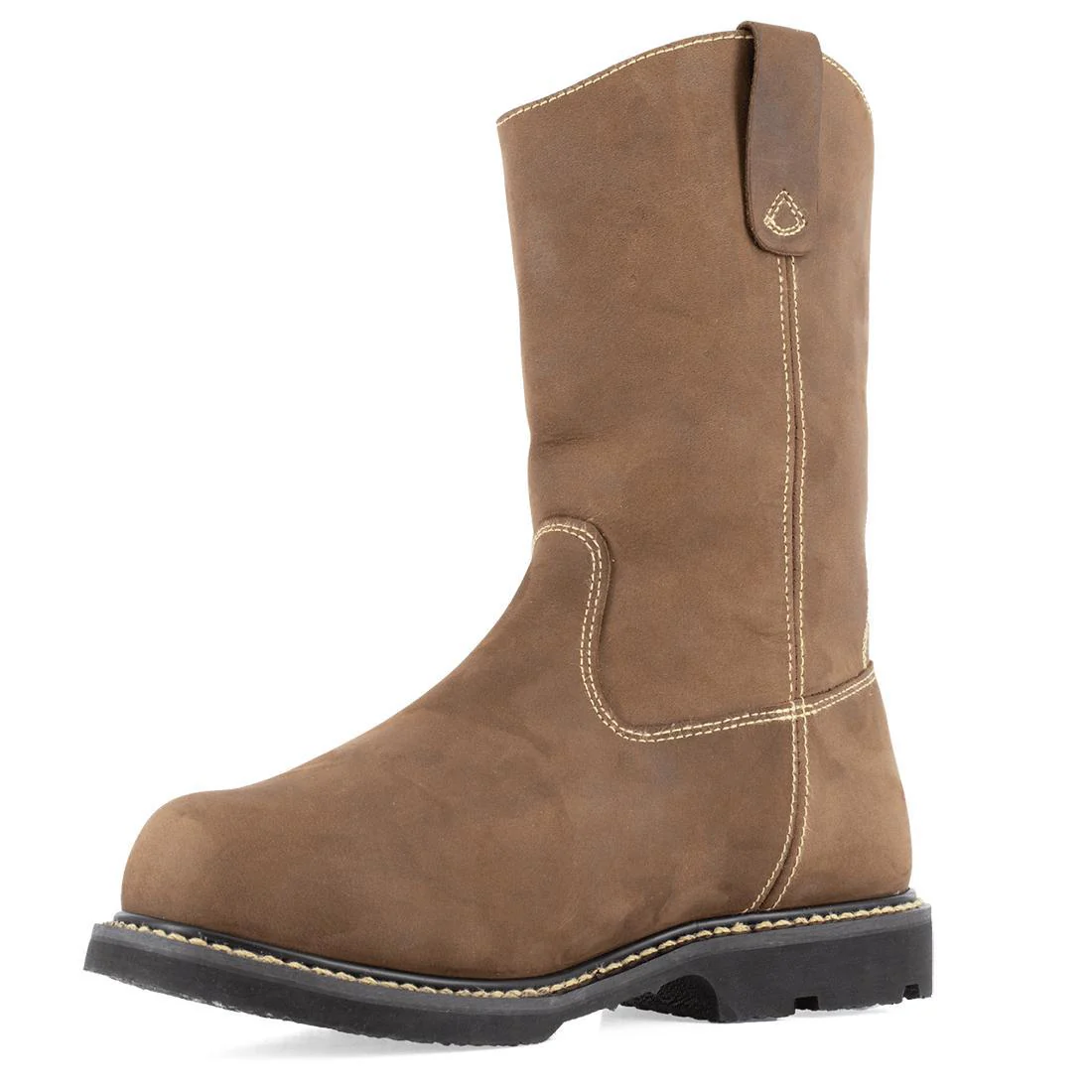 Groundbreaker Composite-Toe 11 Inch Int Met Guard Pull-On Work Boot Brown - Image 4