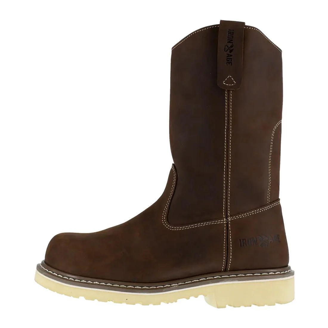 Solidifier Composite-Toe 11 Inch Pull-On Work Boot Brown - Image 4