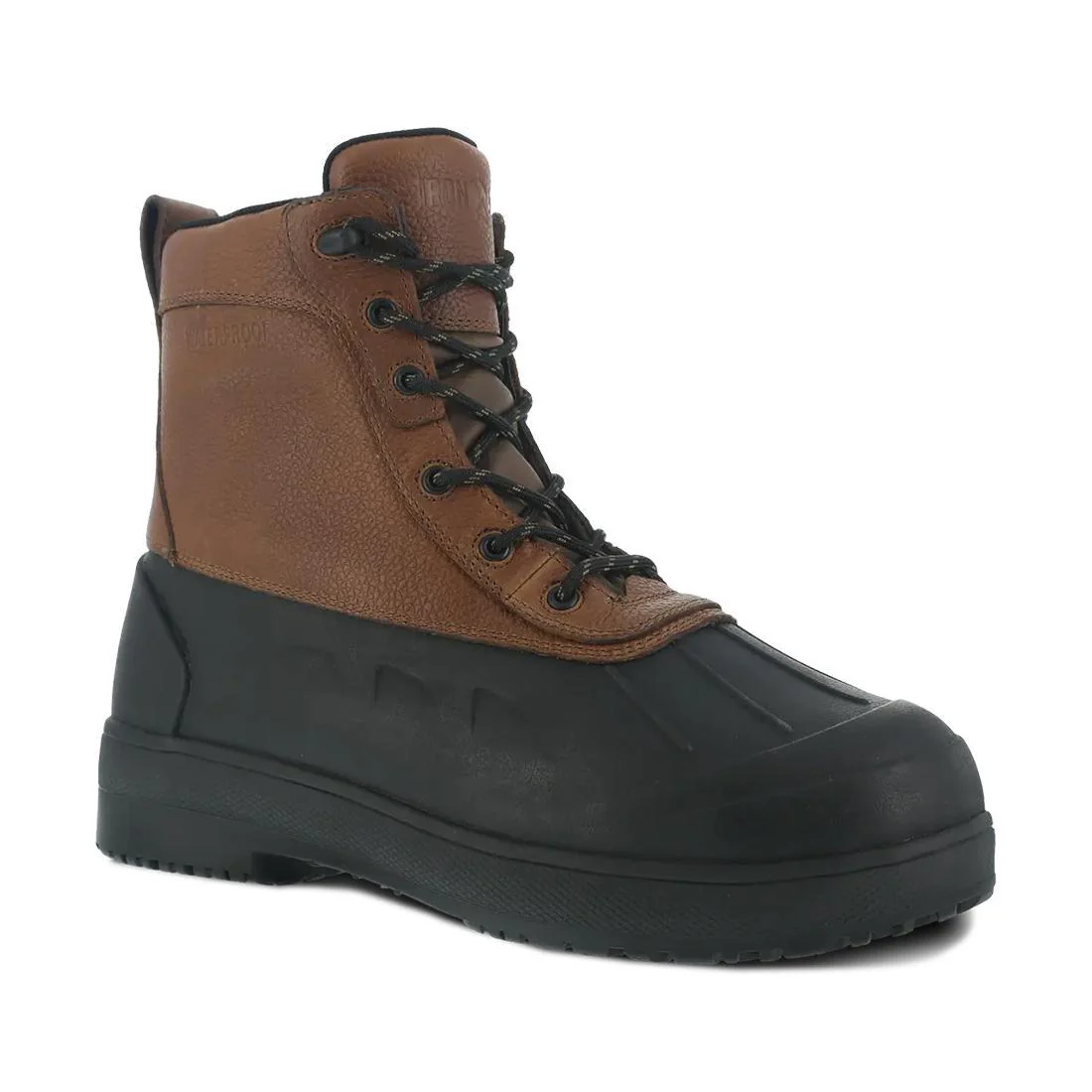 Compound Composite-Toe Rubber Vamp Work Boot Black Brown - Image 2