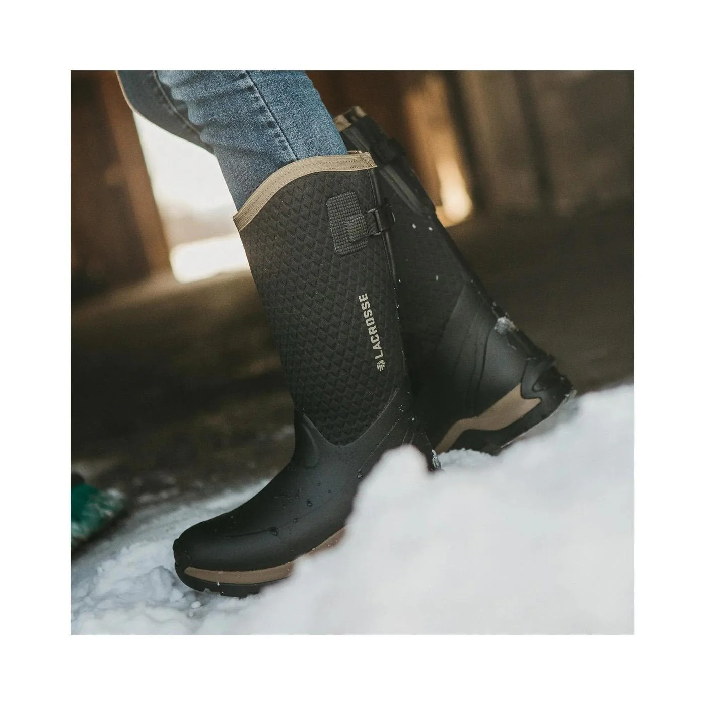 Alpha Women's Thermal 14" Black/Tan 7.0MM - Image 2