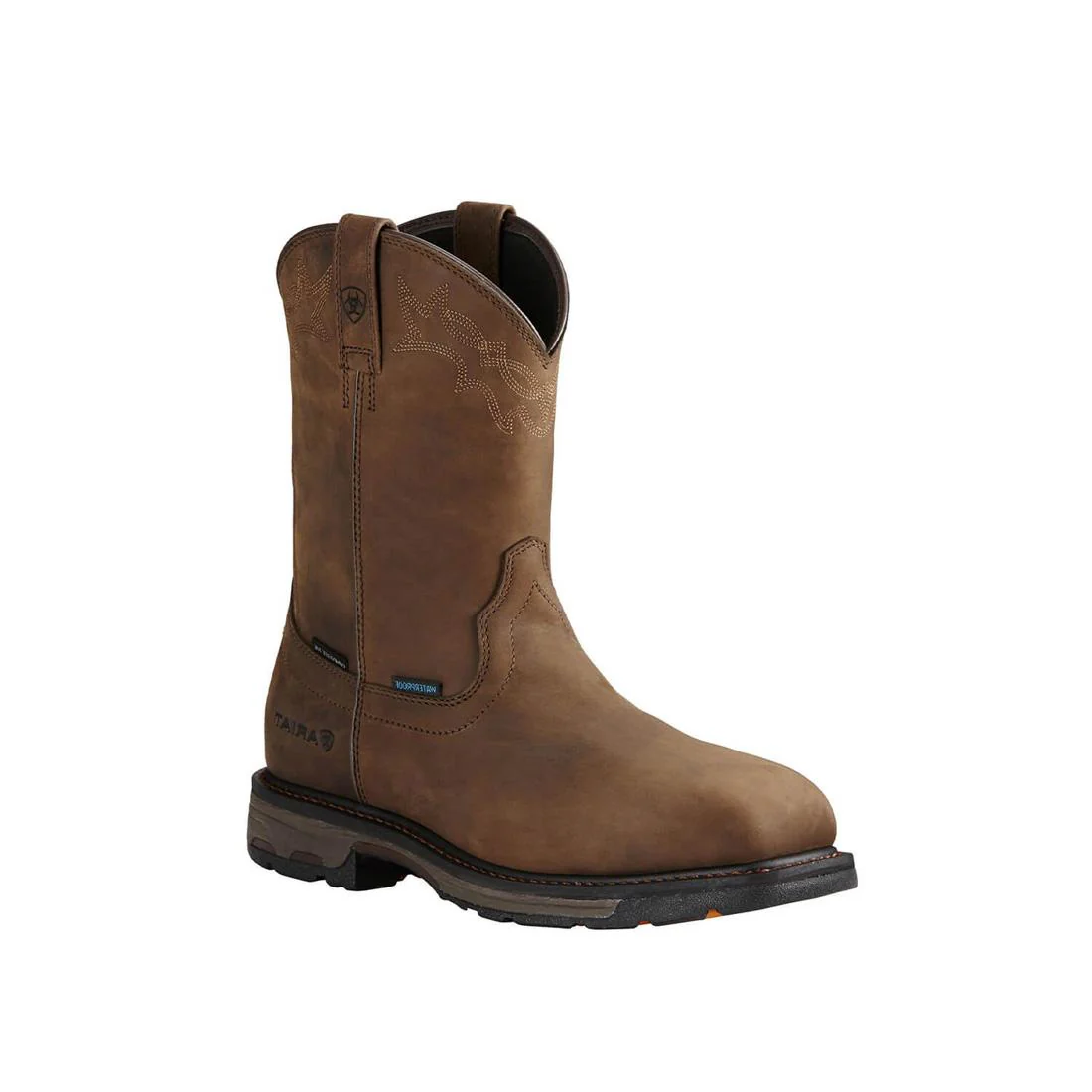 WorkHog Composite-Toe Waterproof Wellington Work Boot Brown - Image 6