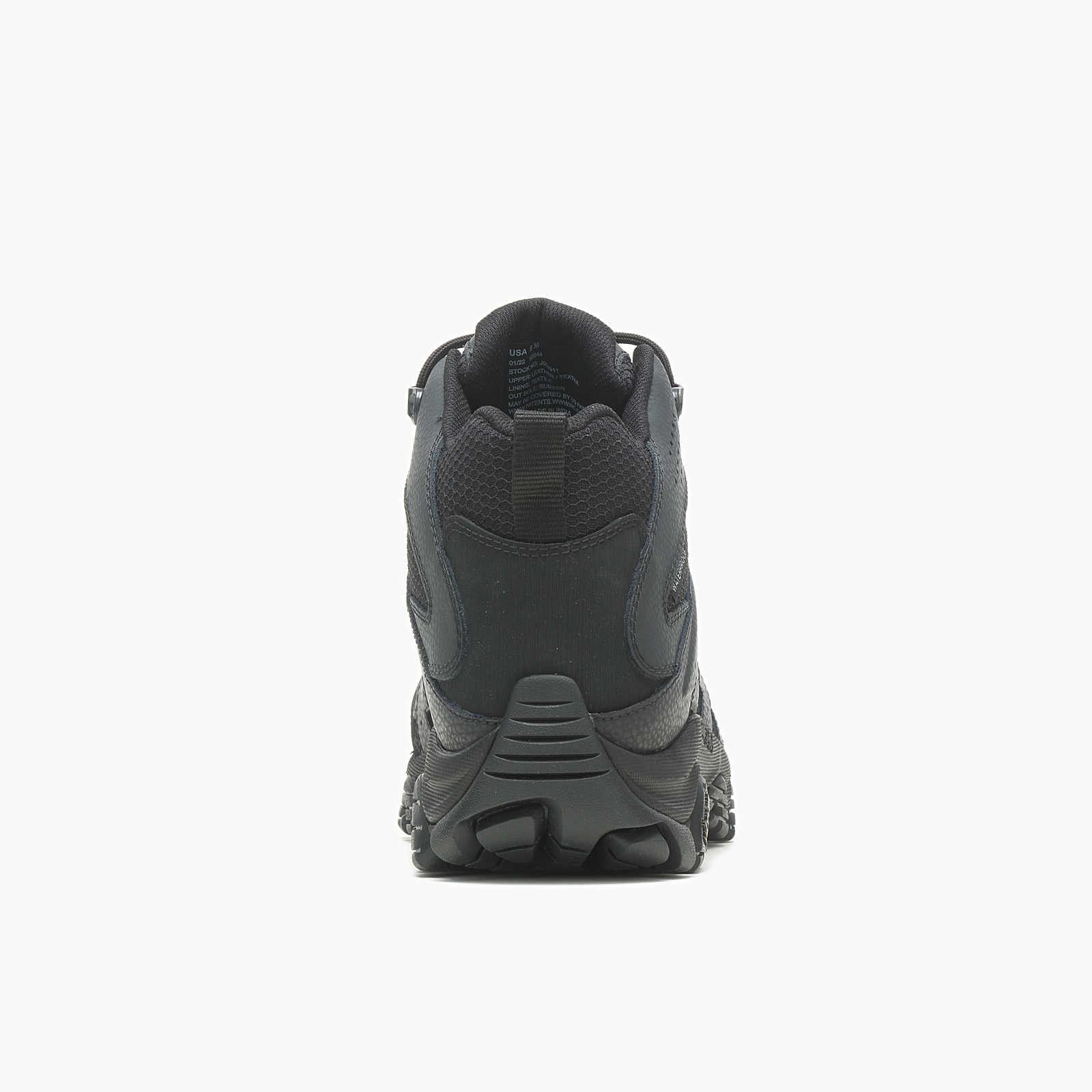 Moab 3 Mid Men's Tactical Work Boots Wp Tactical Black - Image 4