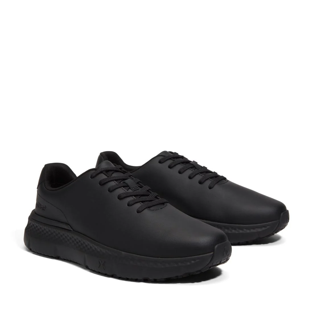 Power Shift Slip Resistant Shoes – Black Leather - Image 4