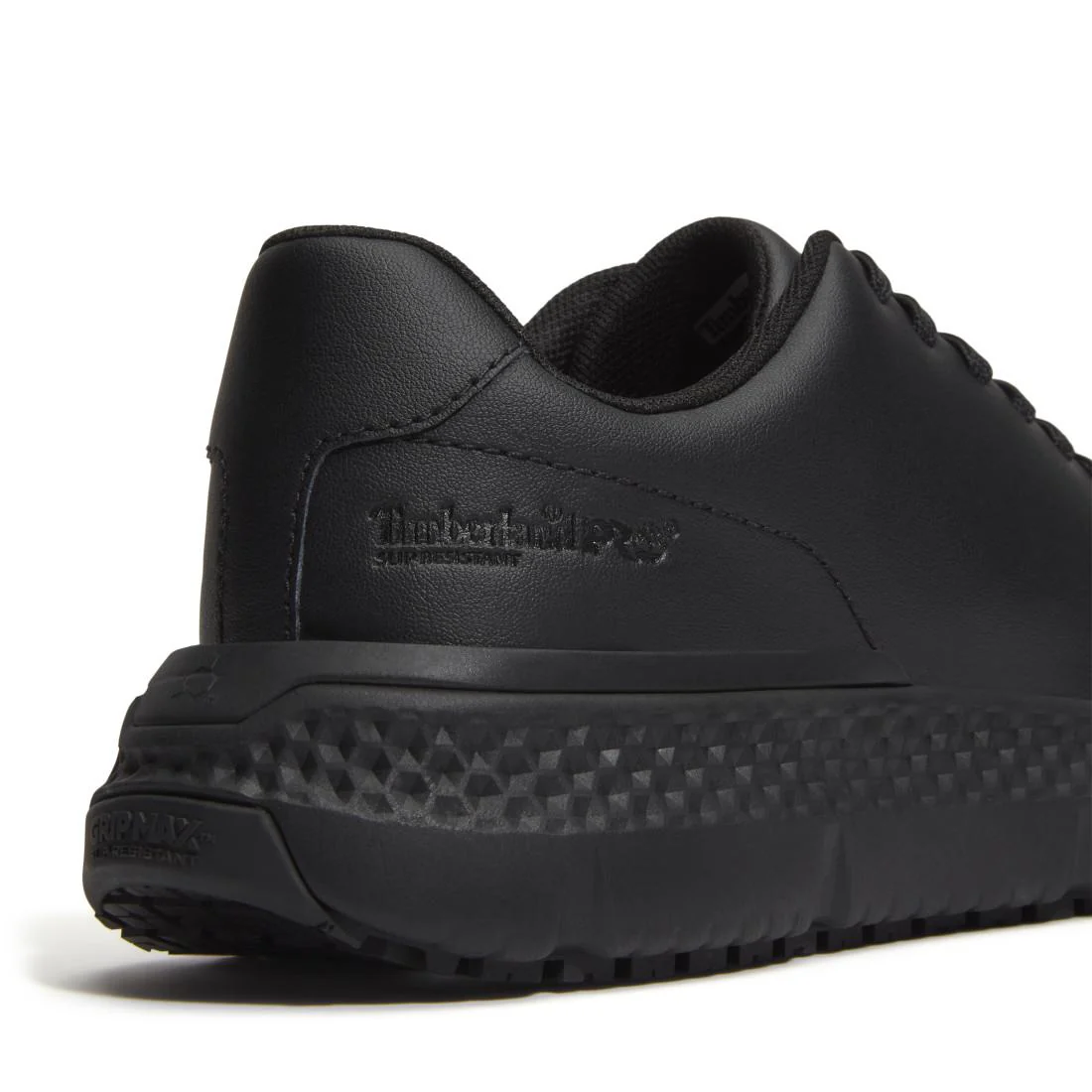 Power Shift Women’s Slip Resistant Shoes – Black Leather - Image 6