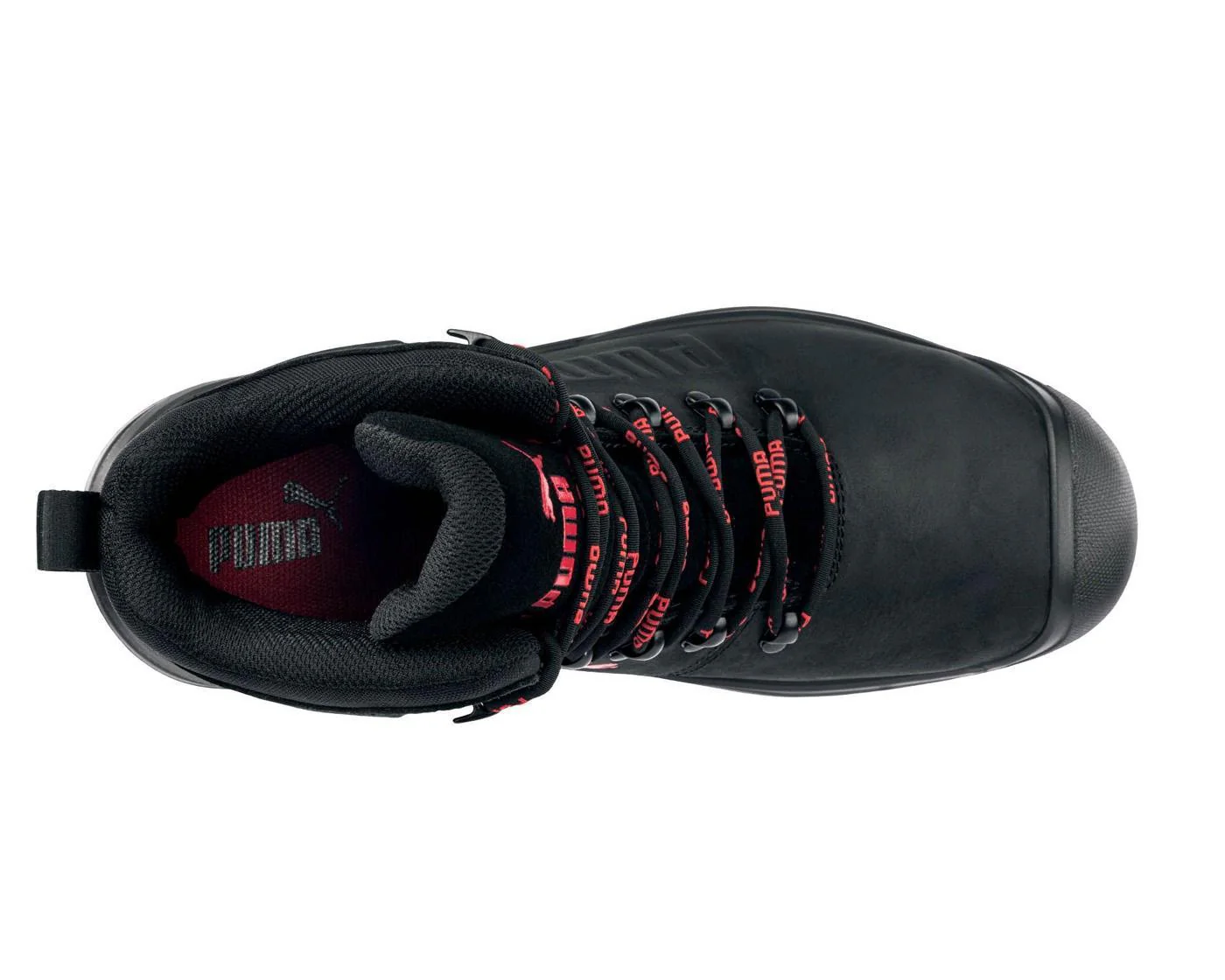 Iron Composite Toe Mid Work Boot – Black - Image 4