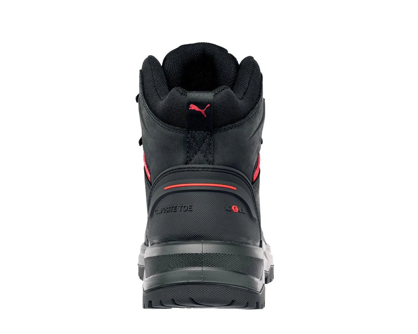 Iron Composite Toe Mid Work Boot – Black - Image 5