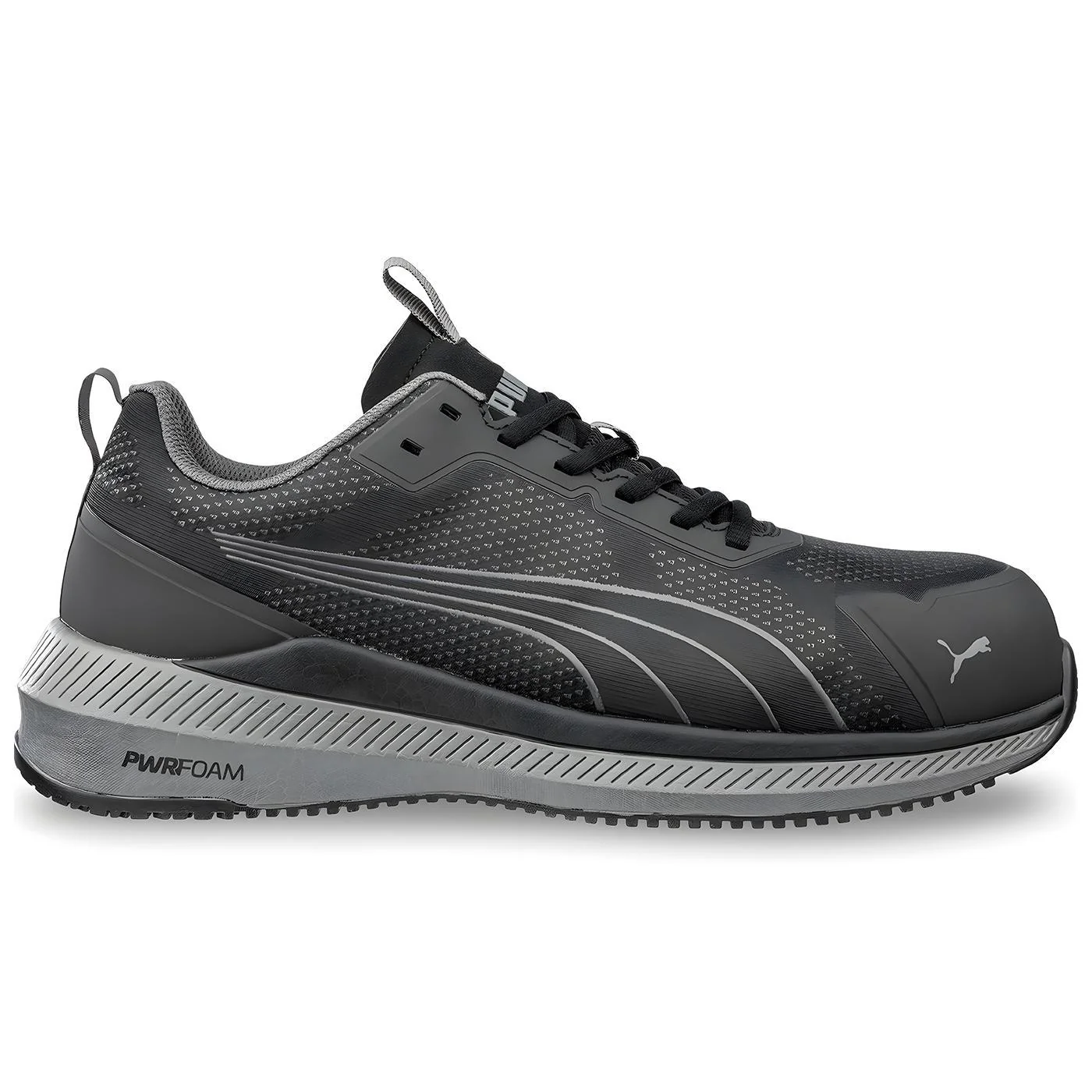 Slide Composite Toe Work Shoes – Black
