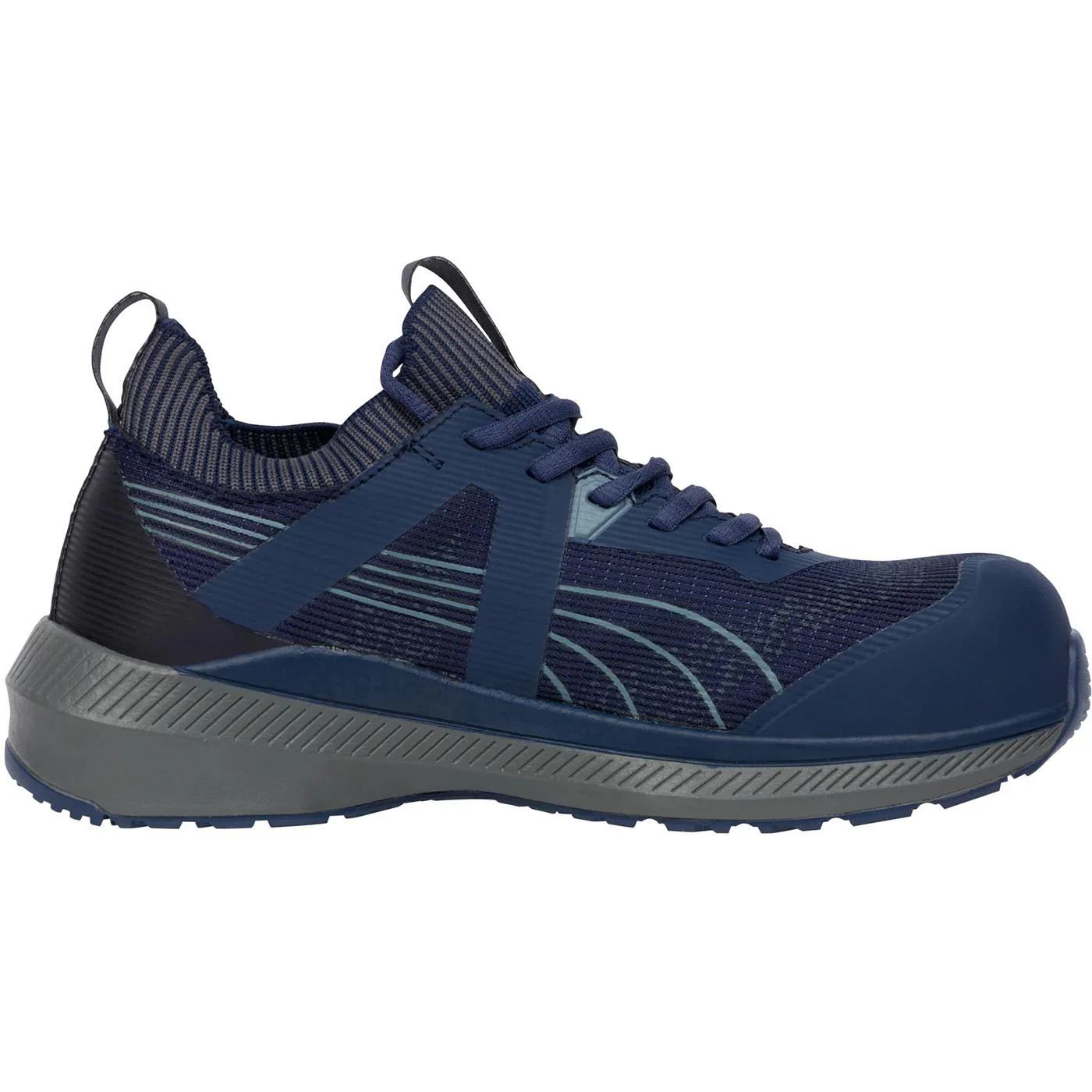 Turbo Navy Composite Toe Mid Work Shoes – Navy