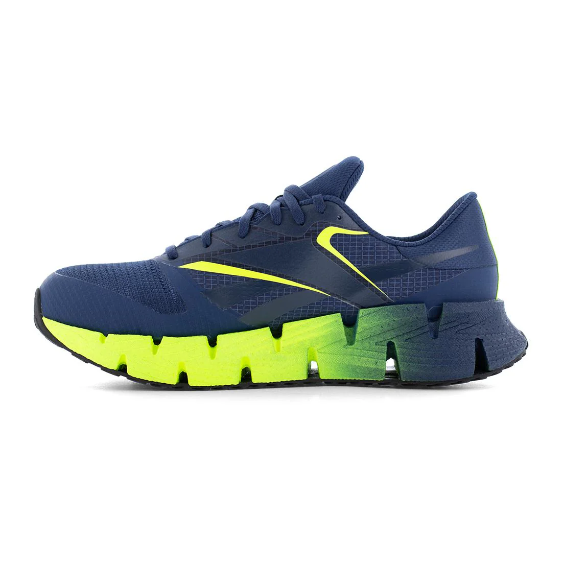 FloatZig Athletic Composite Toe Work Shoe – Blue/Lime - Image 5