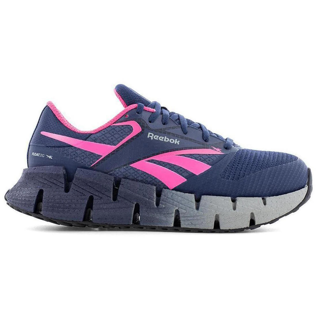 FloatZig Athletic Women’s Composite Toe Work Shoe – Blue/Pink