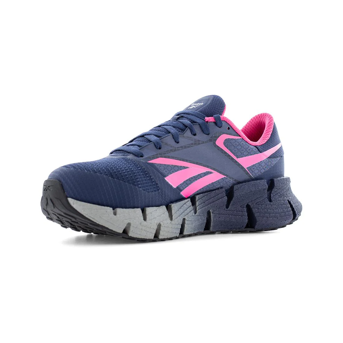 FloatZig Athletic Women’s Composite Toe Work Shoe – Blue/Pink - Image 4