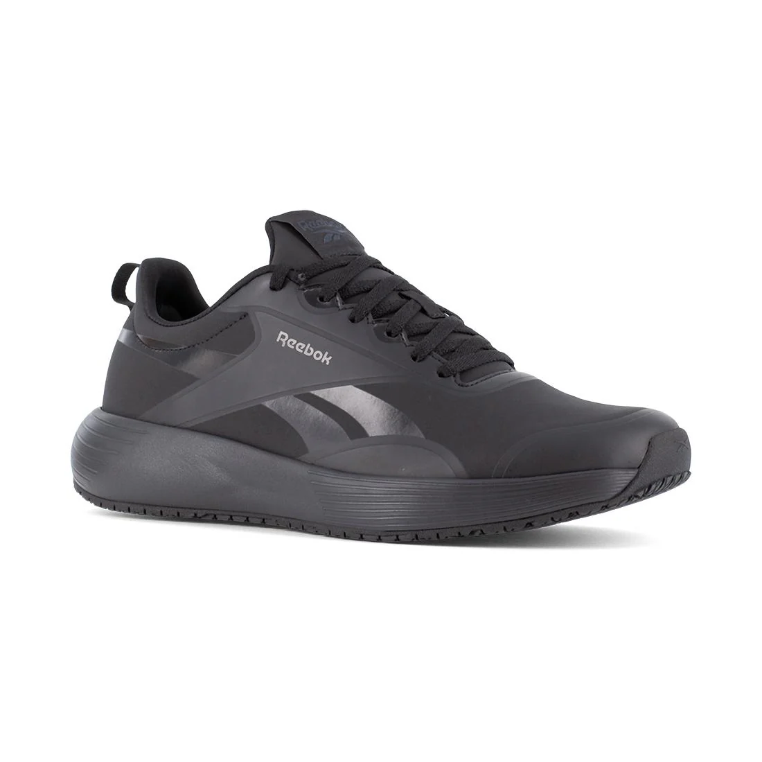 Lite Plus 4 Athletic Soft Toe Slip‑Resistant Shoe – Black - Image 2