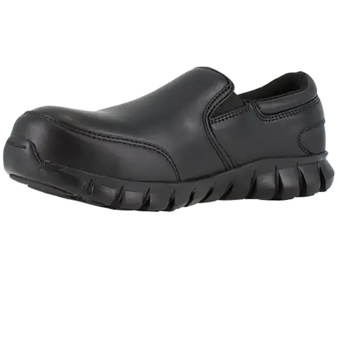 Sublite Cushion Composite-Toe Slip On Athletic Work Shoe Black - Image 3