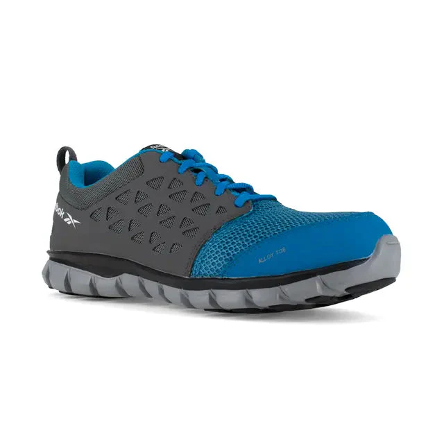 Sublite Cushion Alloy-Toe Athletic Work Shoe Blue/Grey - Image 2
