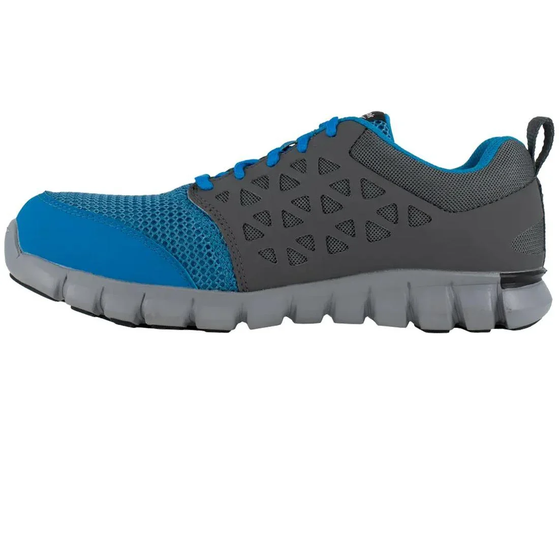 Sublite Cushion Alloy-Toe Athletic Work Shoe Blue/Grey - Image 3