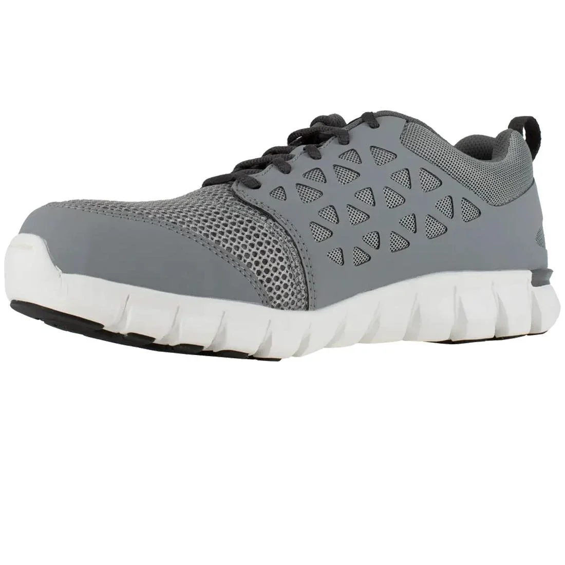 Sublite Cushion Alloy-Toe Athletic Work Shoe Grey - Image 2