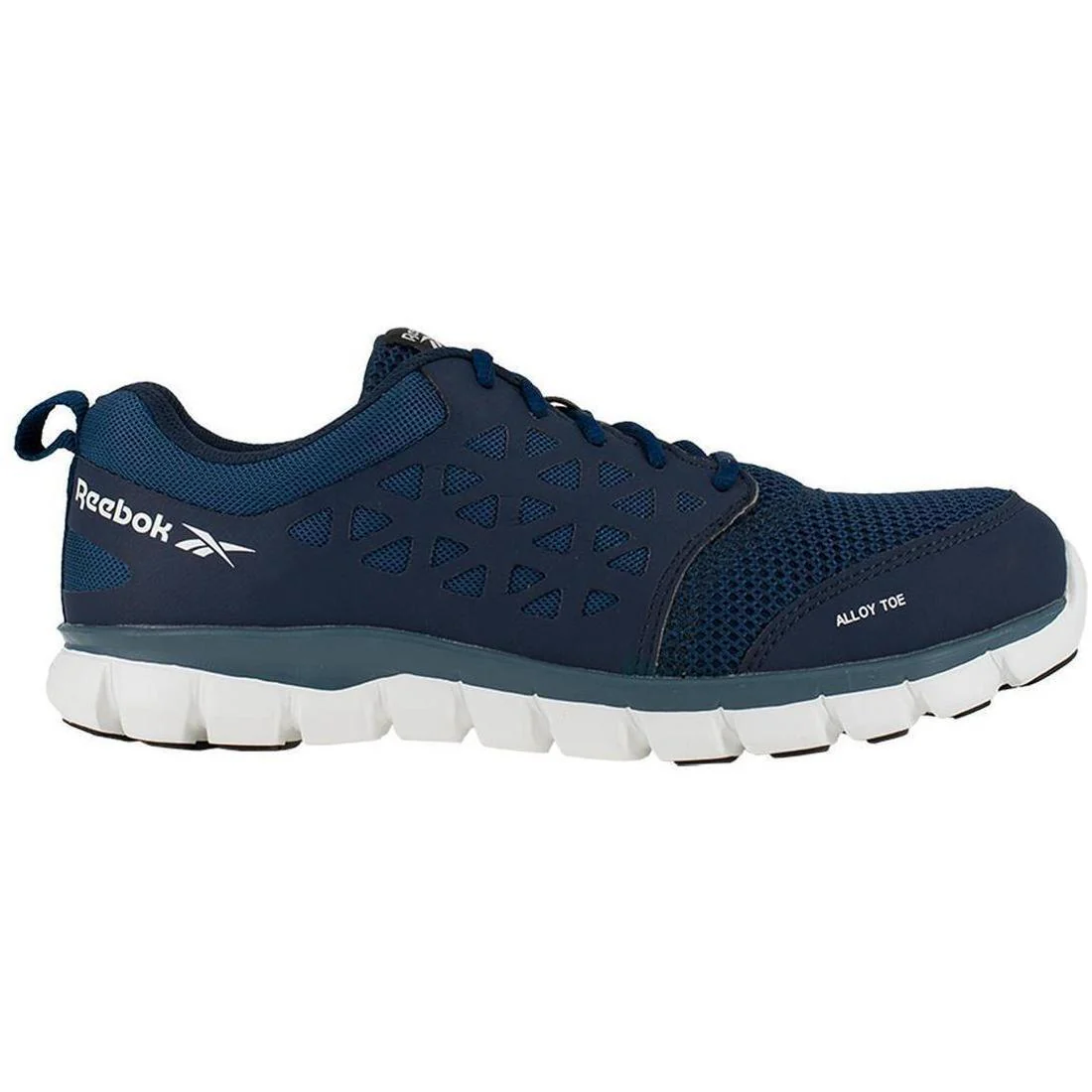 Sublite Cushion Alloy-Toe Athletic Work Shoe Blue/White