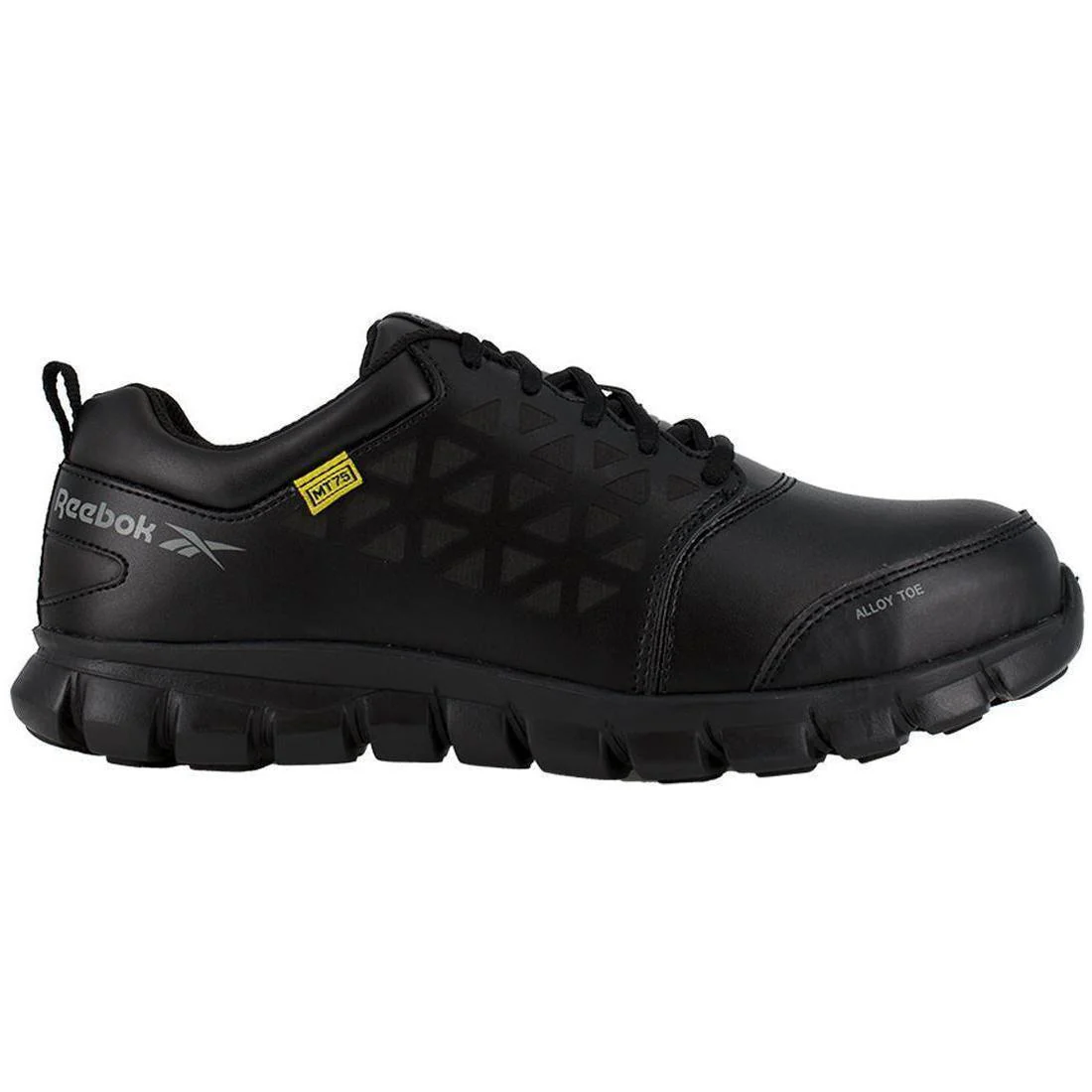 Sublite Cushion Alloy-Toe Int MetGuard Athletic Work Shoe Black