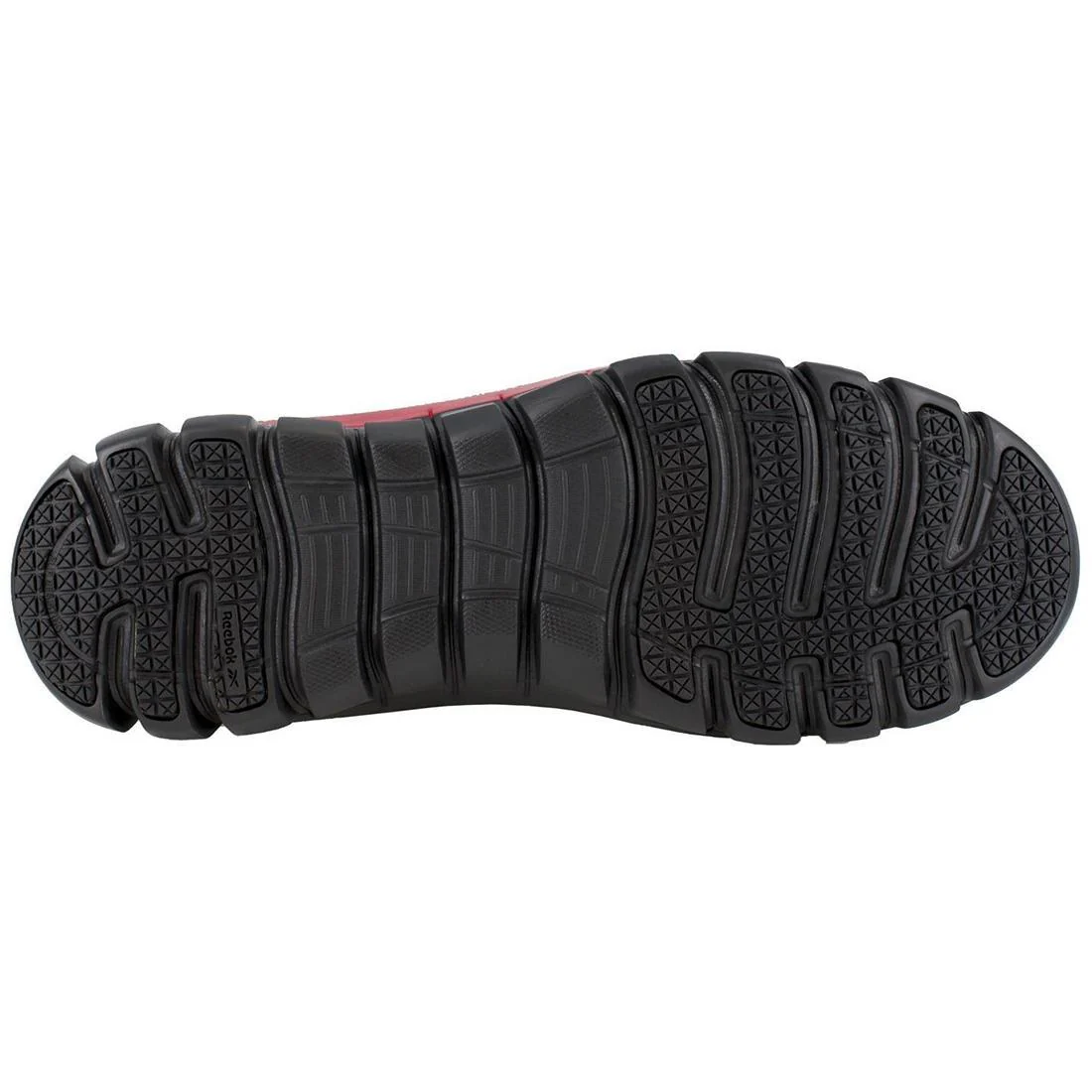 Sublite Cushion Composite-Toe Athletic Work Shoe Black/Red - Image 2