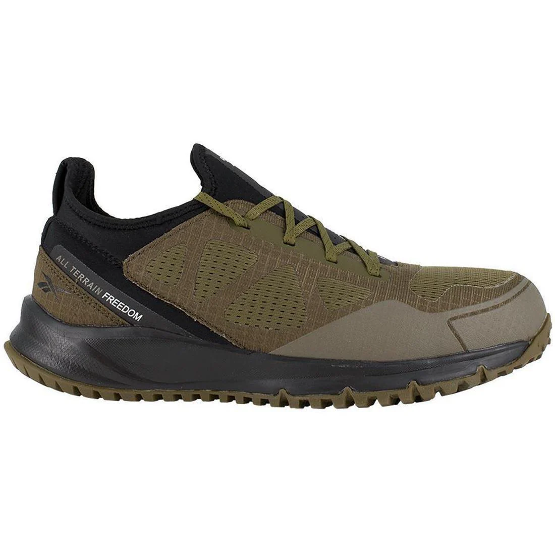 All Terrain Steel-Toe Athletic Work Shoe Sage/Black