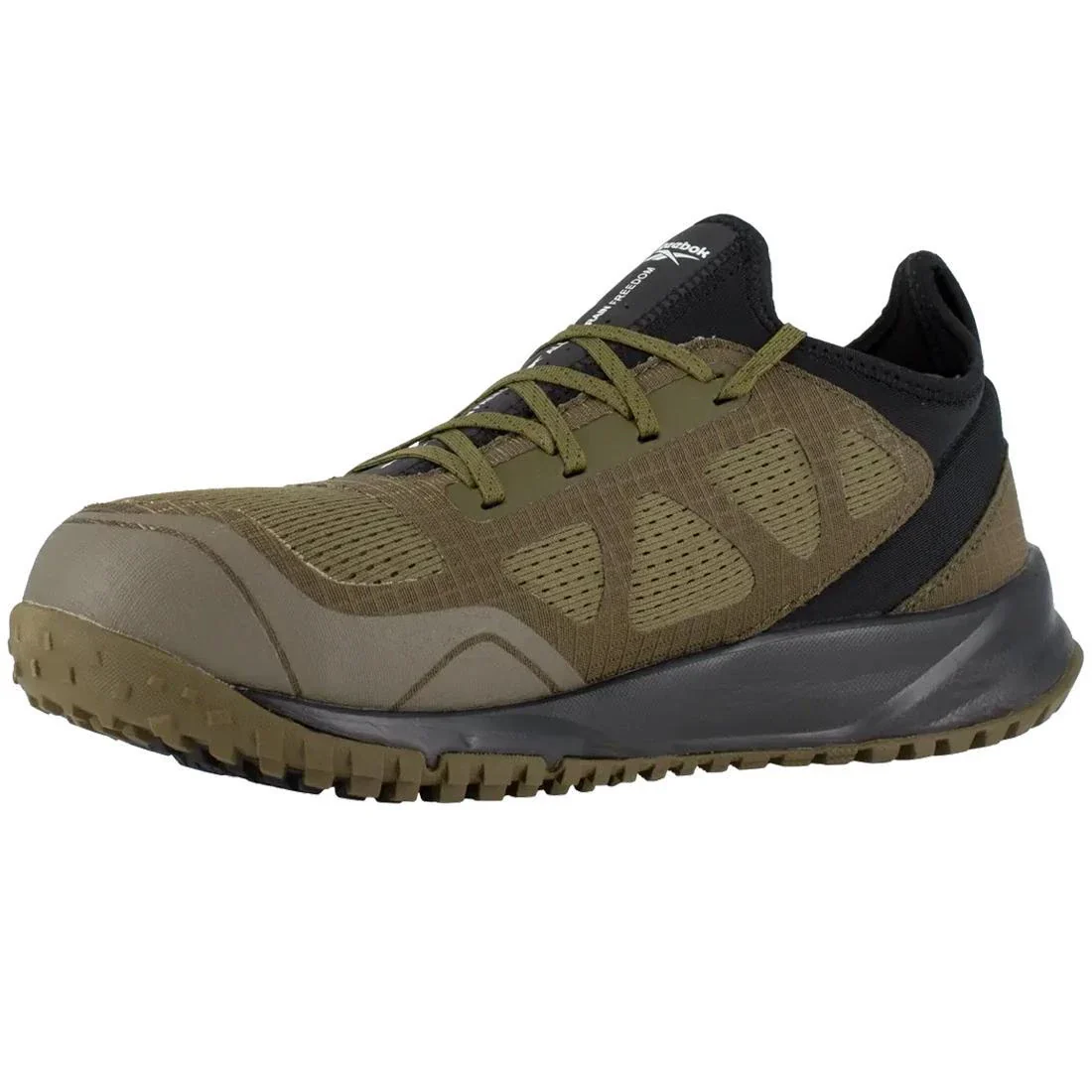 All Terrain Steel-Toe Athletic Work Shoe Sage/Black - Image 3