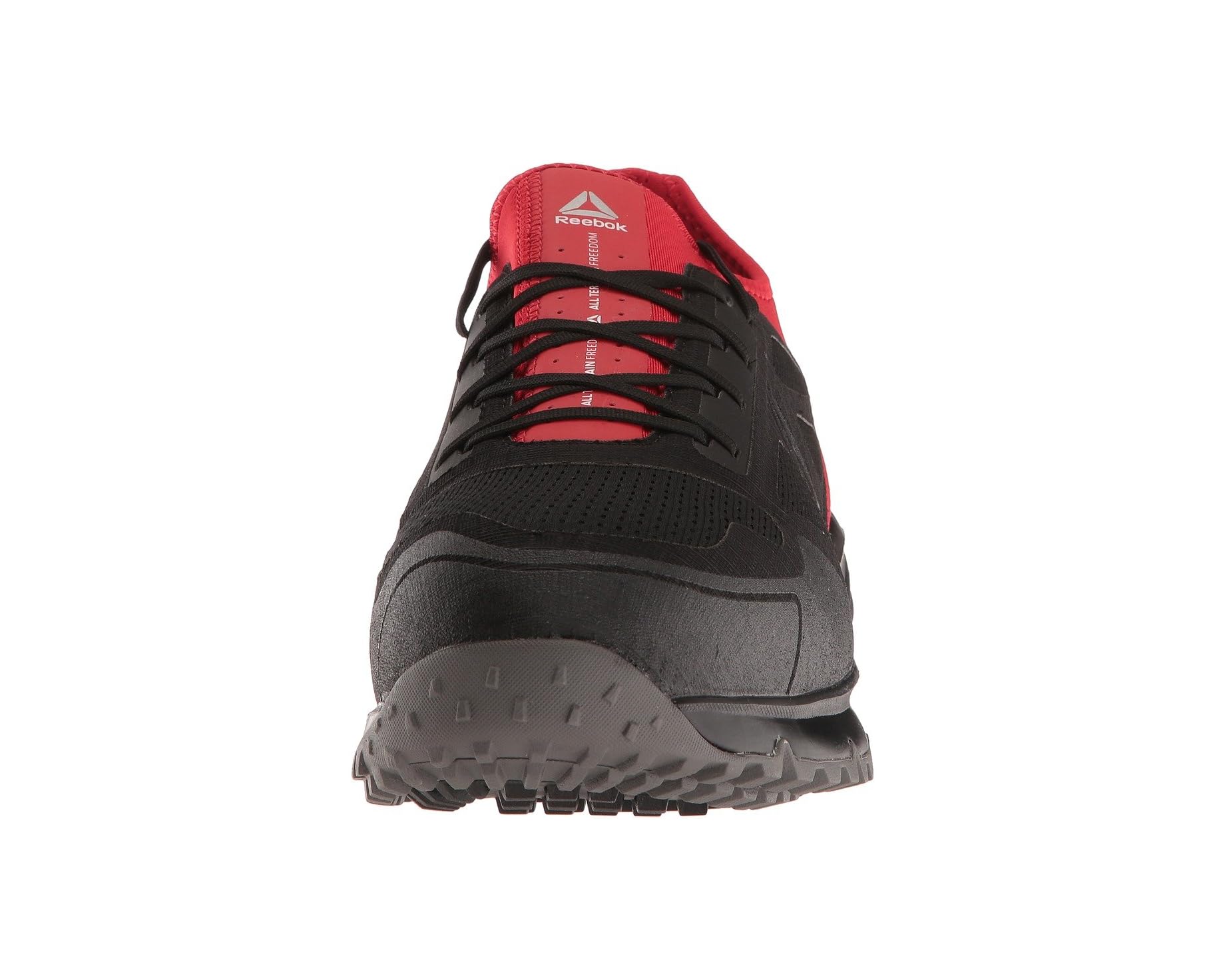 All Terrain Steel-Toe Athletic Work Shoe Black/Red - Image 3