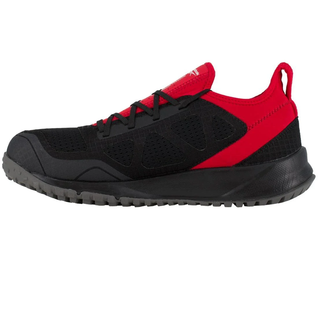 All Terrain Steel-Toe Athletic Work Shoe Black/Red - Image 7