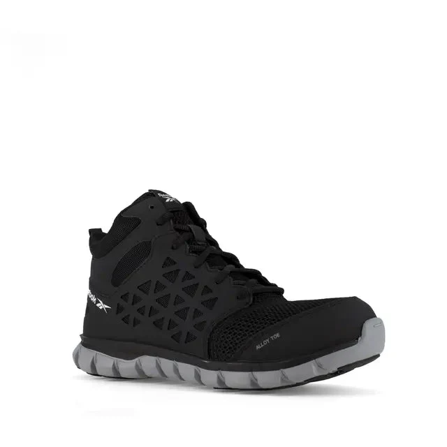 Sublite Cushion Alloy-Toe SD Mid Cut Athletic Work Boot Black - Image 2