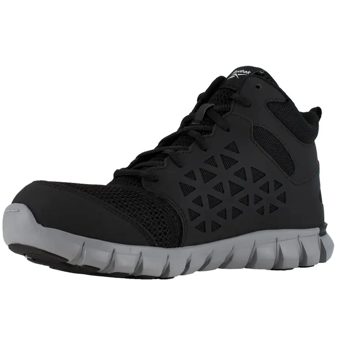 Sublite Cushion Alloy-Toe SD Mid Cut Athletic Work Boot Black - Image 4