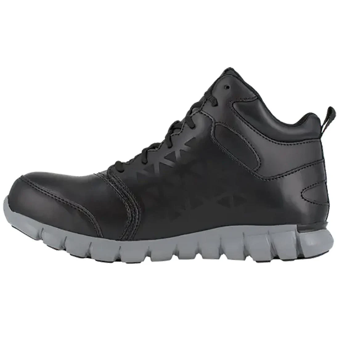 Sublite Cushion Alloy-Toe Mid Cut Athletic Work Boot Leather Black - Image 2