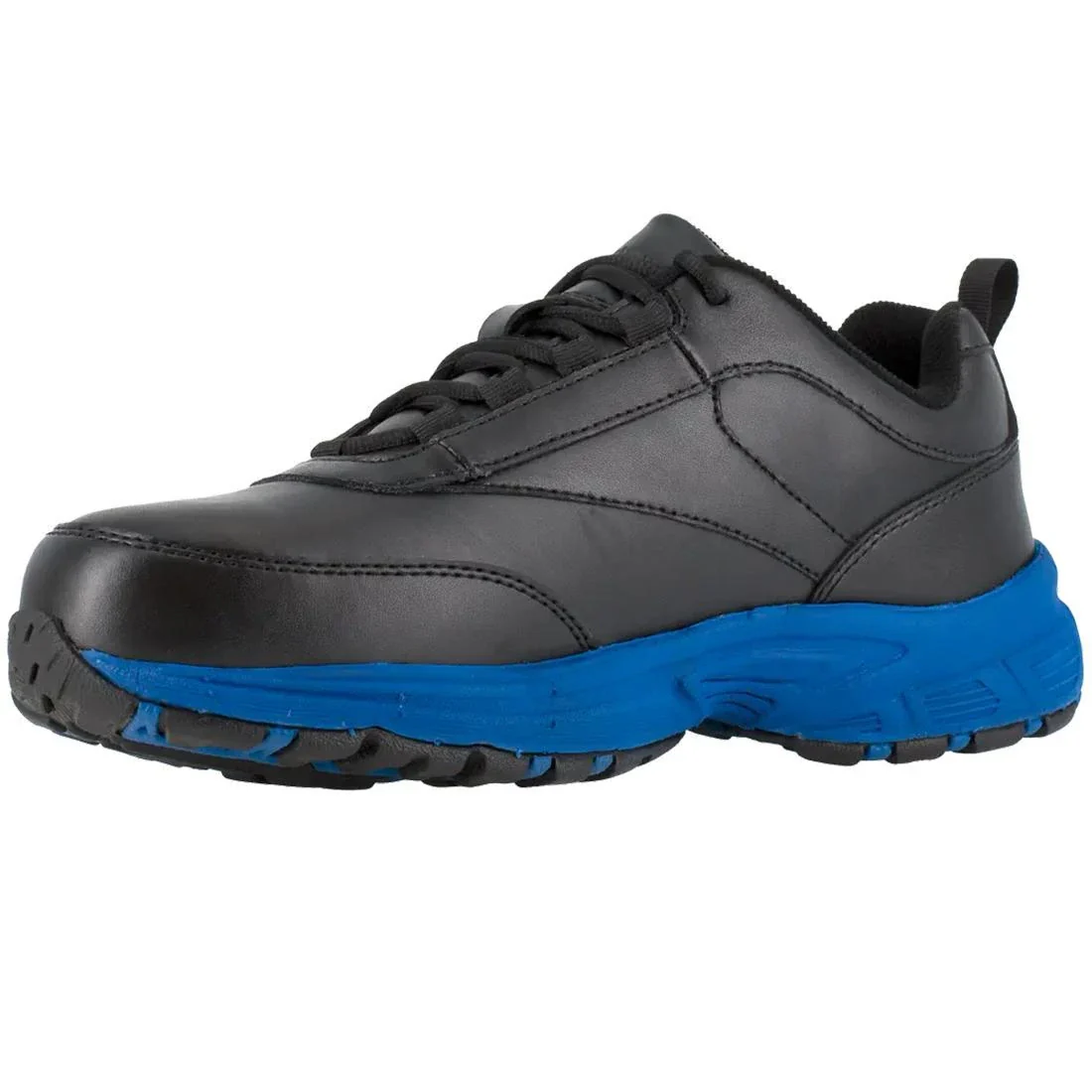 Ateron Steel-Toe Athletic Work Shoe Black/Blue - Image 3