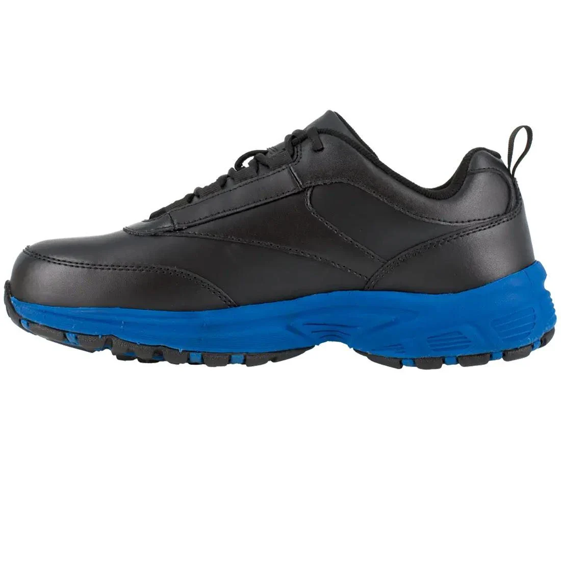 Ateron Steel-Toe Athletic Work Shoe Black/Blue - Image 4