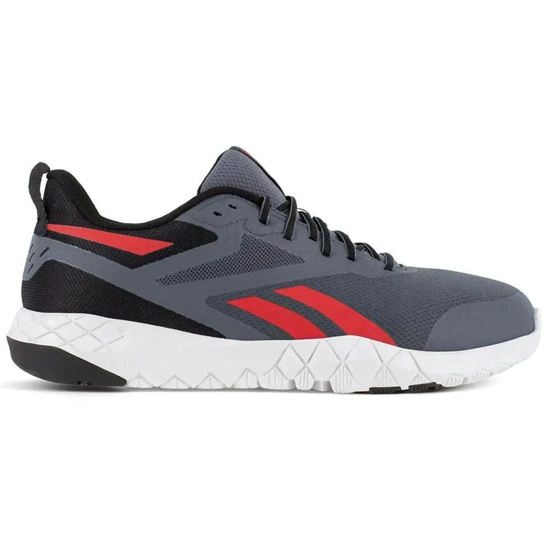 Flexagon Force Xl Composite-Toe Athletic Work Shoe Gray/Red