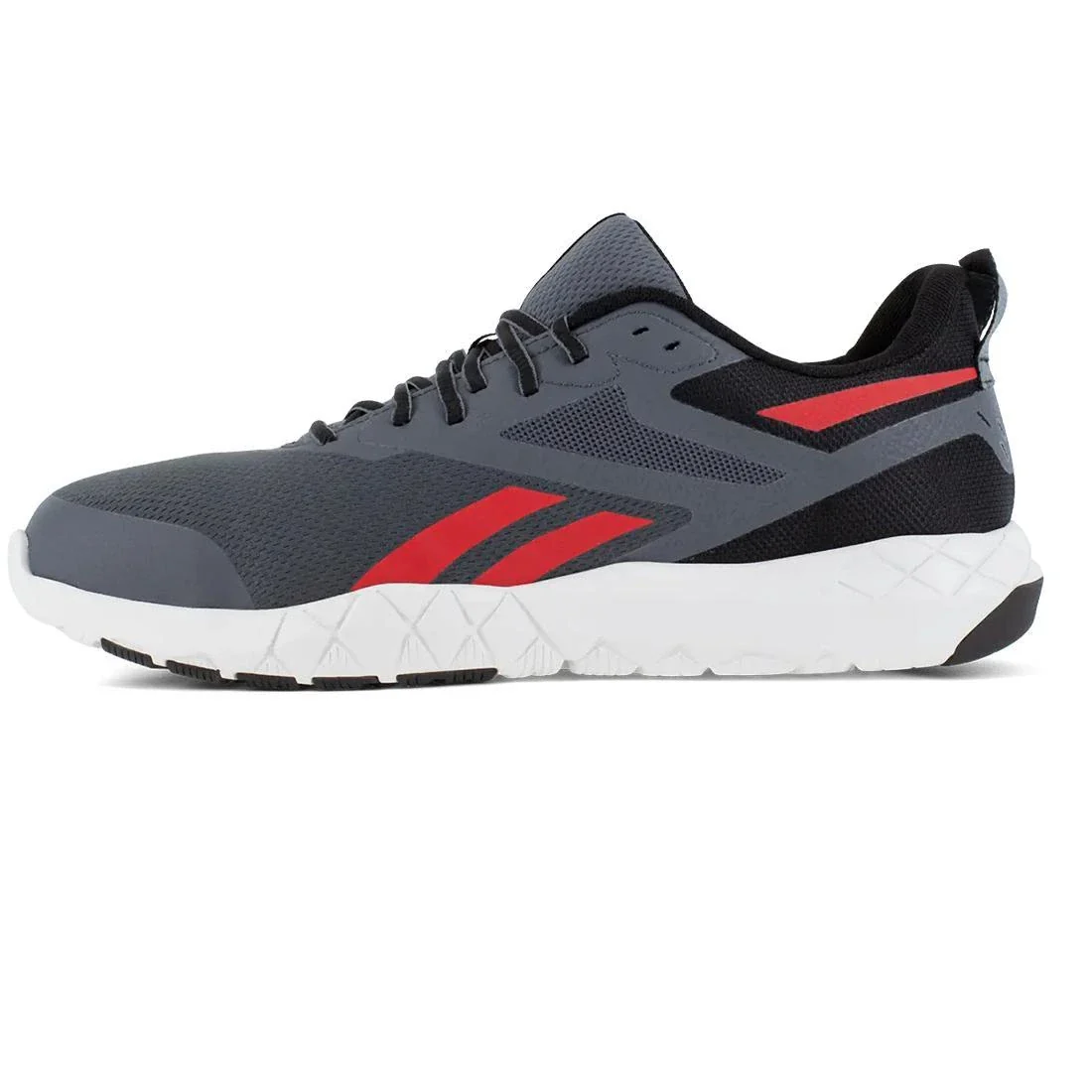 Flexagon Force Xl Composite-Toe Athletic Work Shoe Gray/Red - Image 3